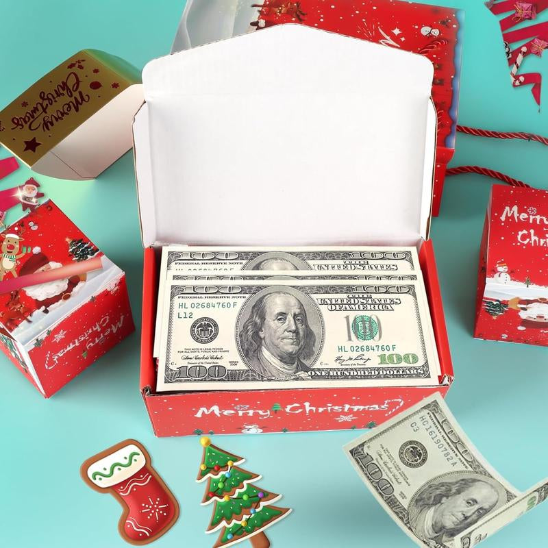 Surprise Gift Box Explosion Unique Folding Bouncing Red Envelope Cash Box with Confetti for Birthday Anniversary Valentine and Proposal